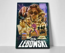 The Big Lebowski Movie Poster or Canvas Wall Art Print