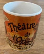 Coffee Mug Cup Theatre de L'Opera Opera Carnaval French Centrum Vintage Art