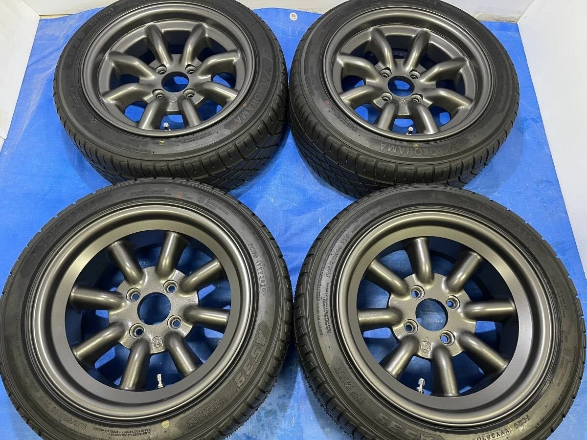 Watanabe Eight spoke RS8 wheels 14inch 7J 21 and 8 4H 100
