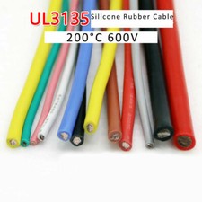 200 C 600V UL3135 Silicone Rubber Wire Cable 10/12/14/16/18/20/22/24/26/28/30AWG