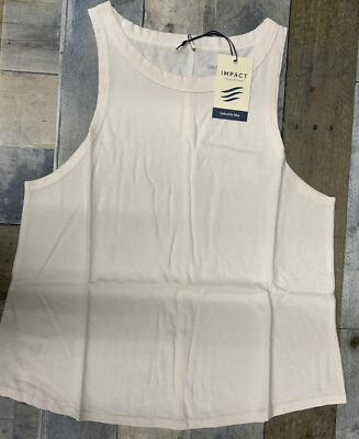 #ad ⛵️ United by Blue Women#x27;s Organic High Neck Tank Top Egret Medium 🆕 $15.99