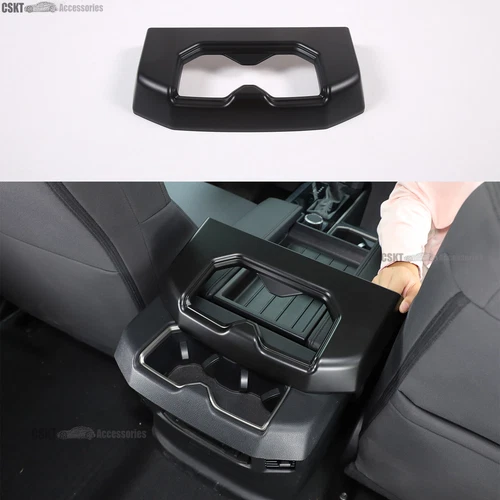 ABS Matte Black Full Interior Dash Trim Cover Set Fits Toyota Tundra 2022-2025 - Picture 38 of 85