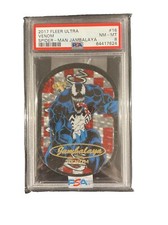 VENOM 2017 FLEER ULTRA SPIDER-MAN #16 JAMBALAYA RARE MARVEL INSERT PSA 8 Pop 10