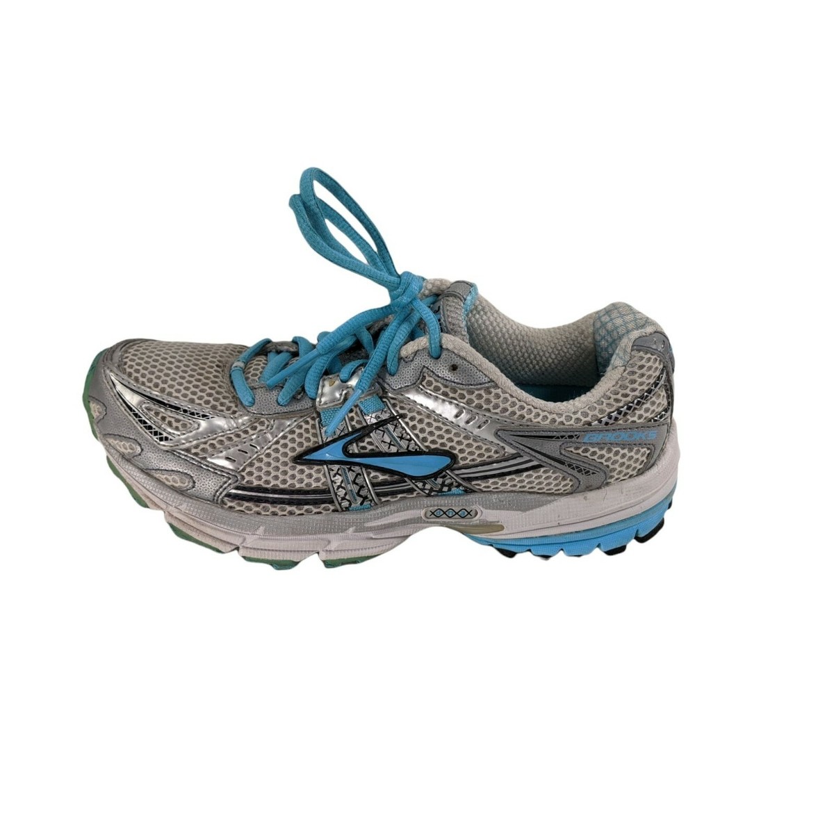 Brooks Ravenna Womens Size Silver White Blue Mesh Running