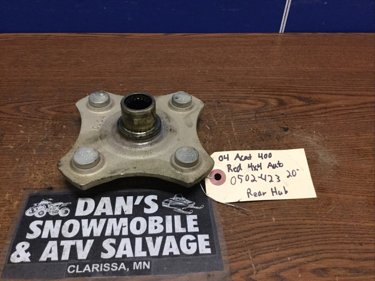 Hub Rear # 0502-423 Arctic Cat 2004 Red 400 Automatic 4x4 ATV | eBay
