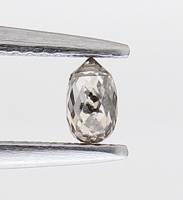Carat Fancy Brown Briolette Brilliant cut Natural Mined Diamond MM
