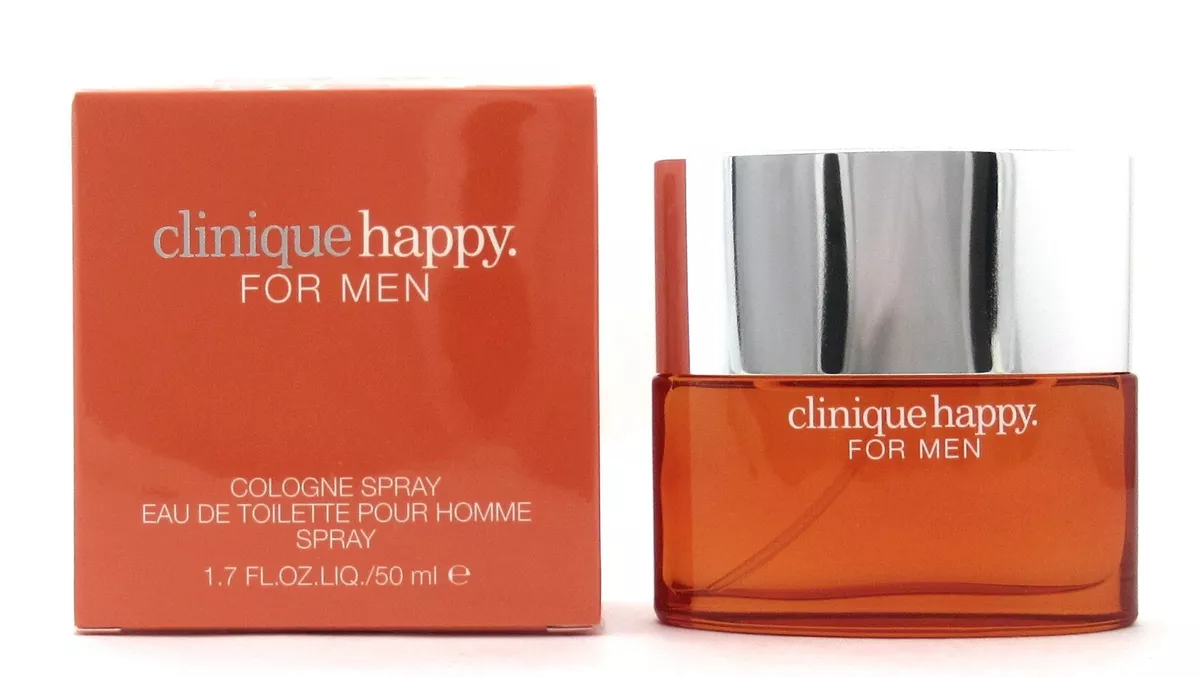 Clinique Happy Cologne For Men 1.7 oz./ 50 ml. Eau de Toilette Spray New |  eBay