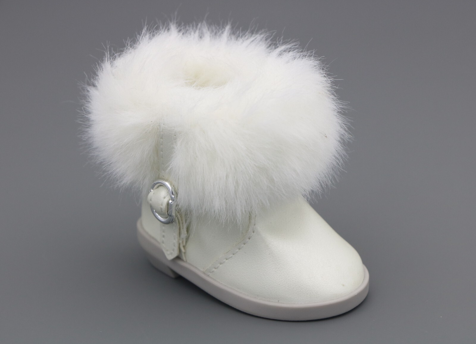 American Girl Doll Navy Fur-Trimmed Boot Right Shoe Replacement