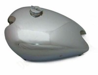 Norton 16H Vorkriegs Kraftstofftank Stahl Verchromt Mit Tankdeckel