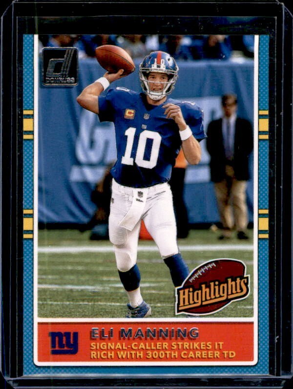 2017 Panini Donruss - Highlights #3 - Eli Manning