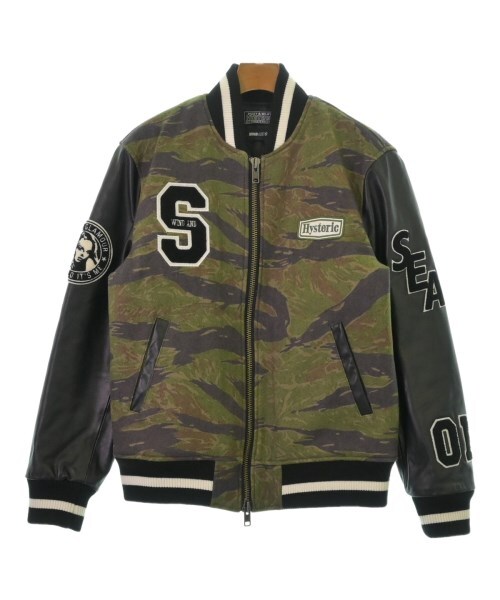 WIND AND SEA Varsity Jacket KhakixBrownxPurple etc.(Total WIND AND SEA Varsity Jacket KhakixBrownxPurple etc.(Total