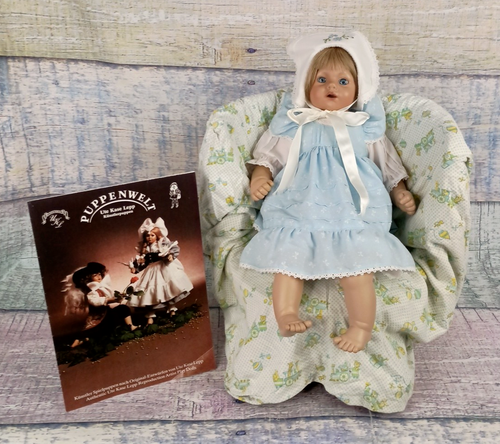 Beautiful VTG Ute Kase Lepp Play Doll "Baby" (106) 50 Cm/20 In. West Germany - Picture 3 of 24