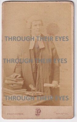 Original photo Victorian Barrister Solicitor Lawyer Bristol c 1880