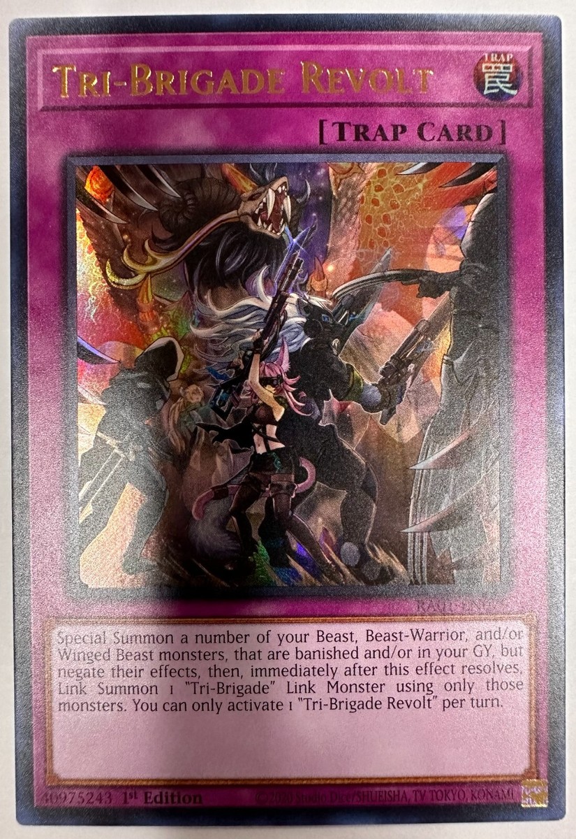 Yugioh! - Tri-Brigade Revolt - RA01-EN079 - Ultra Rare -NM/M Yugioh! - Tri-Brigade Revolt - RA01-EN079 - Ultra Rare -NM/M