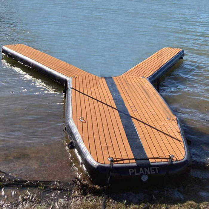 Pvc Floating Platform Inflatable Floating Commercial Grade PVC Fishing Platform Jet Ski Boat ...