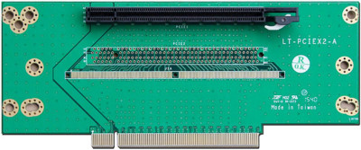 2U (PCI-Express 16x) (Left Angle) (Standard Depth) Riser Card 2U1PCIE16XL NEW