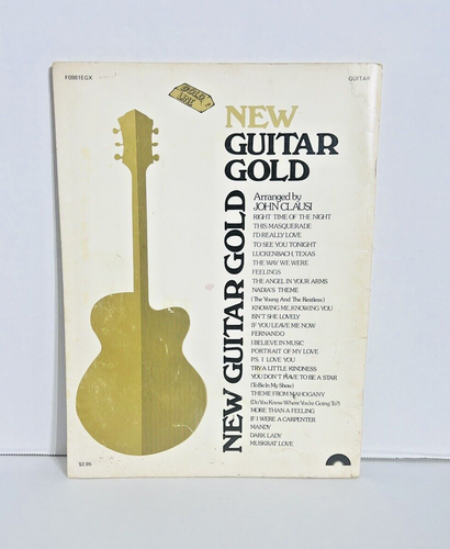 Nueva Guitarra Dorada - 1977 Vintage Libro de bolsillo arreglado por John Clausi - Línea Dorada - Imagen 4 de 8