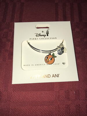 Disney Parks Alex & and Ani Orange Bird Silver Bracelet NEW