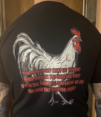 Luke 22:34, Deny Me, Rooster Crowing, Dead Man Walking Gal 2:20, Christian Cloth