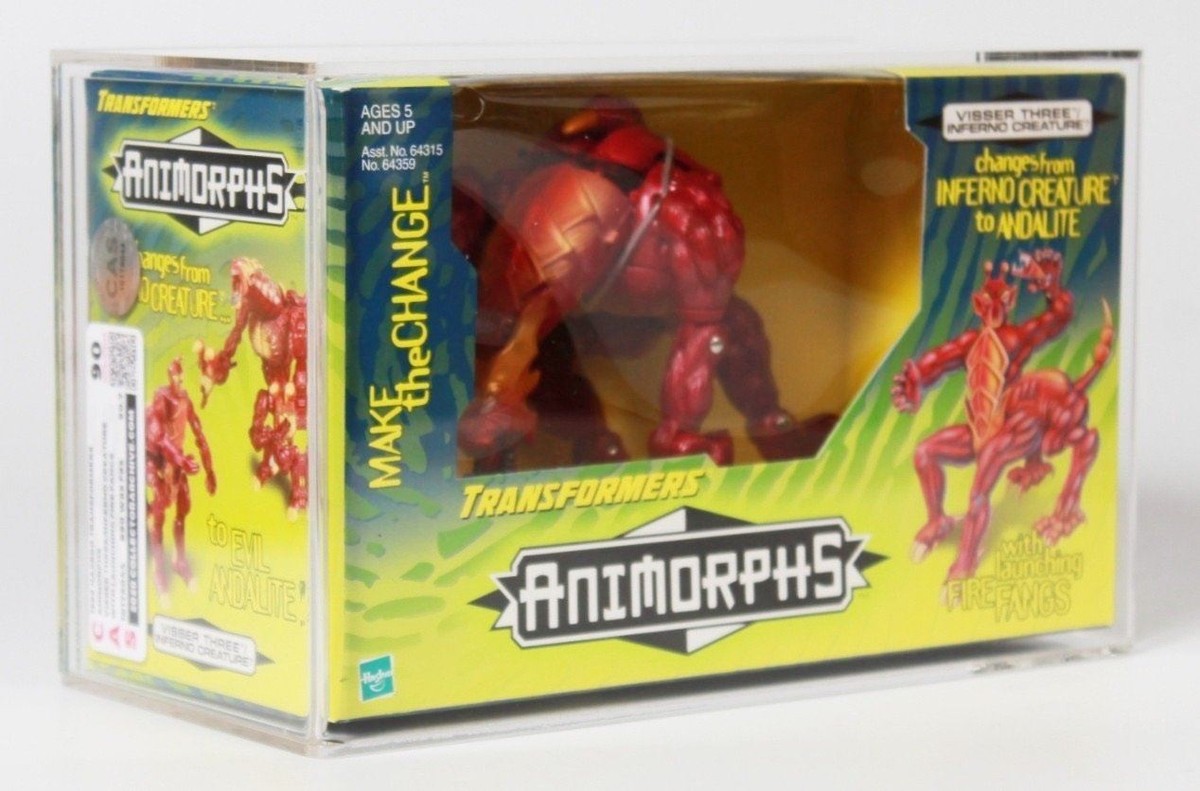 Three/Inferno (Transformers Animorphs, Hasbro) **CAS Graded 90/90