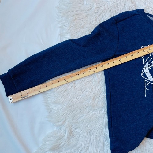 Sunday Football Sweatshirt Kids Large Cat Jack Graphic Pullover Crewneck - Picture 4 of 8