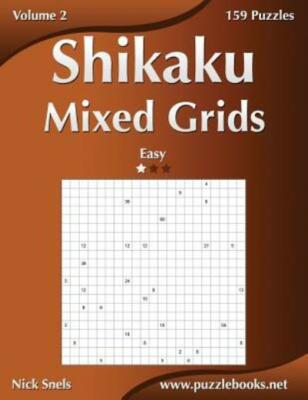 Shikaku Mixed Grids - Easy - Volume 2 - 159 Logic Puzzles