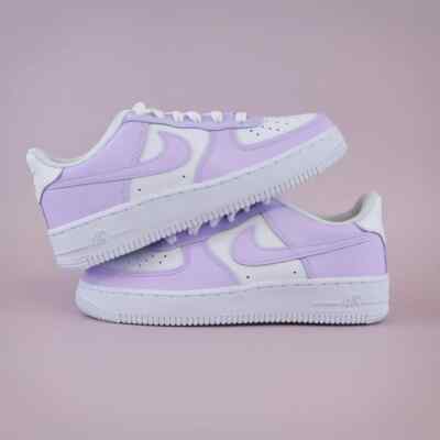 Violet Pastel Air Force Pastel Lila Air Force Low Custom White