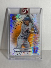2023 Topps Pristine Corey Seager ENCASED PRISTINE ORANGE SSSP /25🔥Rangers