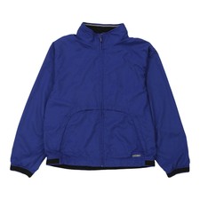 Reebok Jacket - Large Blue Nylon
