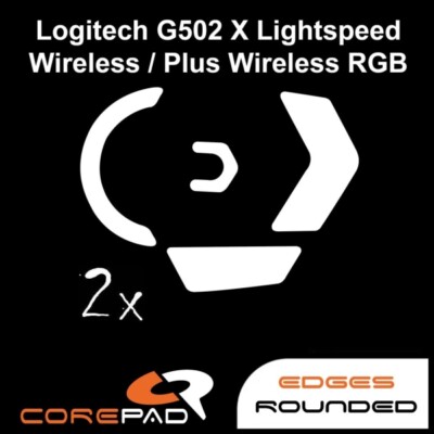 Corepad Skatez Logitech G502 X Lightspeed PLUS Replacement Mouse Feet Teflon