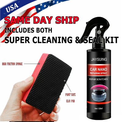 2X Pack Clay Bar Sponge Detailing Magic Car Clean Wash Cleaner Sludge Mud Remove