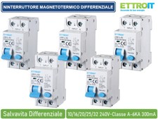 INTERRU. MAGNETOTER.I DIFFERENZ. SALVAVITA BARRA DIN 2 MOD. 1P+N 240V 30mA 6KA