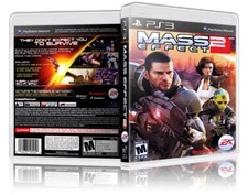 Mass Effect 2 - Custom Replacement  PS3 Cover and Case. NO GAME!!
