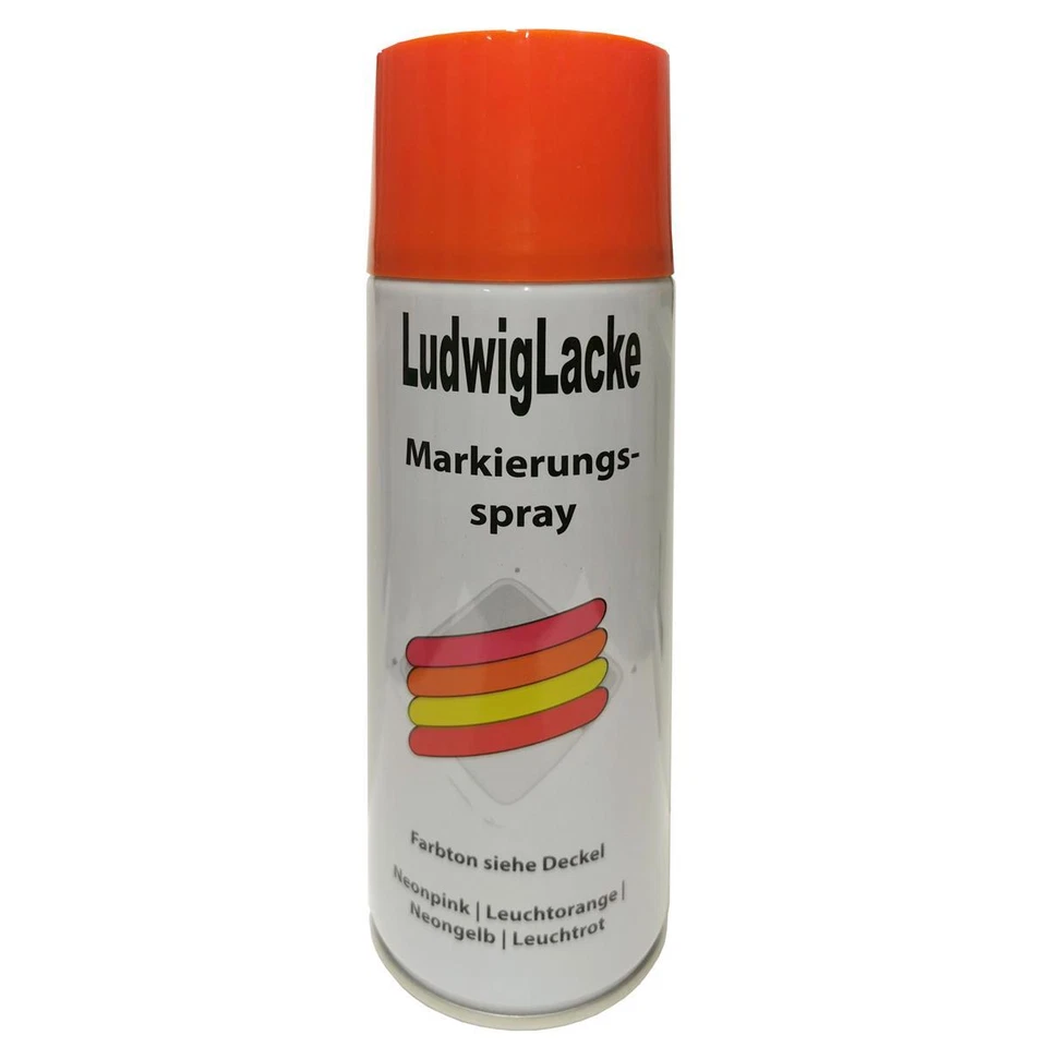 LUDWIG LACKE Markierungsspray 400ml Light Orange