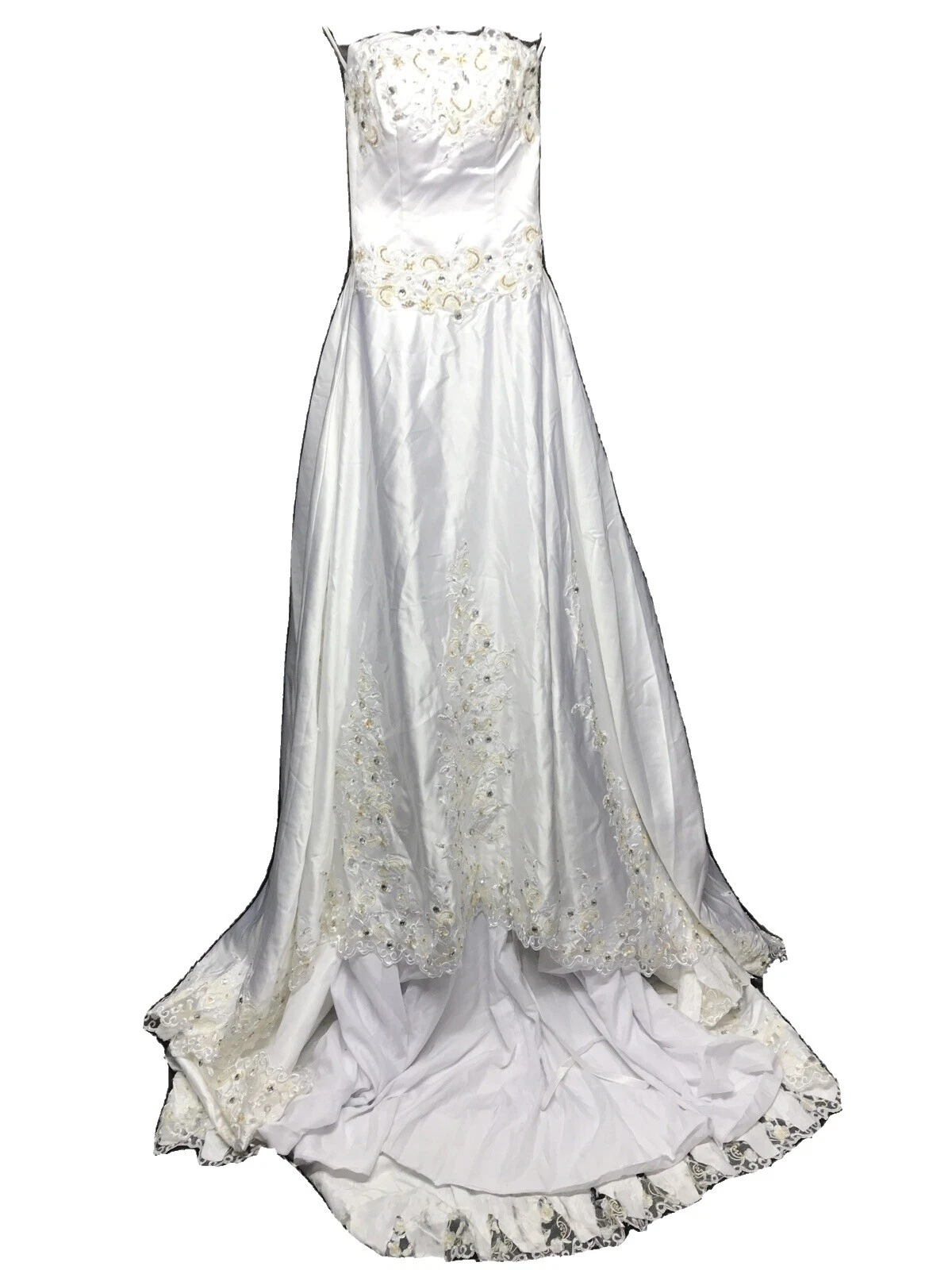 Encaje Vestidos de Novia de Encaje en Capas