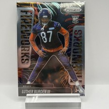 2025 Panini Prizm - Fireworks Luther Burden #20 (RC)
