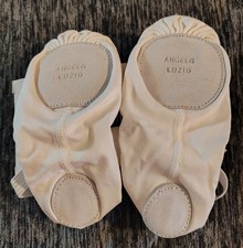 Angelo Luzio 248A 4-Way totalSTRETCH  Pull-On Ballet Slipper AdultWht. Sz. 7.5
