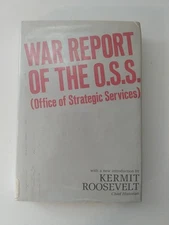 Top Secret War Report of the OSS (Office of Strategic Services) 1976 HCDJ Rare