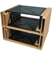 Middle Atlantic U2V-4 Pack Vented 2 RU Universal Equipment Rack Shelves READ