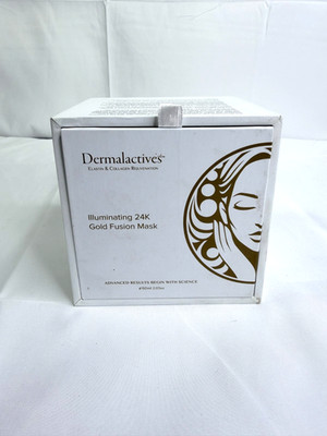 Dermalactives Illuminating 24K Gold Fusion Mask 2.05 oz 60ml New Open Box