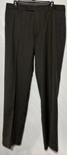 Hugo Boss James Brown Flat Front Wool Dress Pants Men's Size 36x33