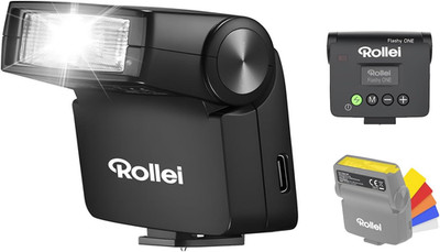 Rollei Flashy ONE Mini Kamera Blitz GN 16 Mit LCD Display Recycle Zeit 0.01~2.5 