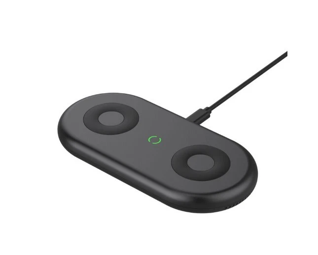 Yootech 2 in 1 Dual Wireless Charging Pads, MF400 - Black - Image 2 of 4