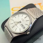 1997 Seiko/Alba Quartz day-date vintage wristwatch (V743-8a10)