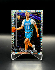 Ryan Kalkbrenner 2025-26 Topps Flagship Crackle Parallel RC Charlotte Hornets