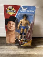 WWE Flashback Series Cowboy Bob Orton with Build a Howard Finkel 2017