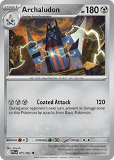 Archaludon Phantasmal Flames #75 Reverse Holo NM Pokemon Card