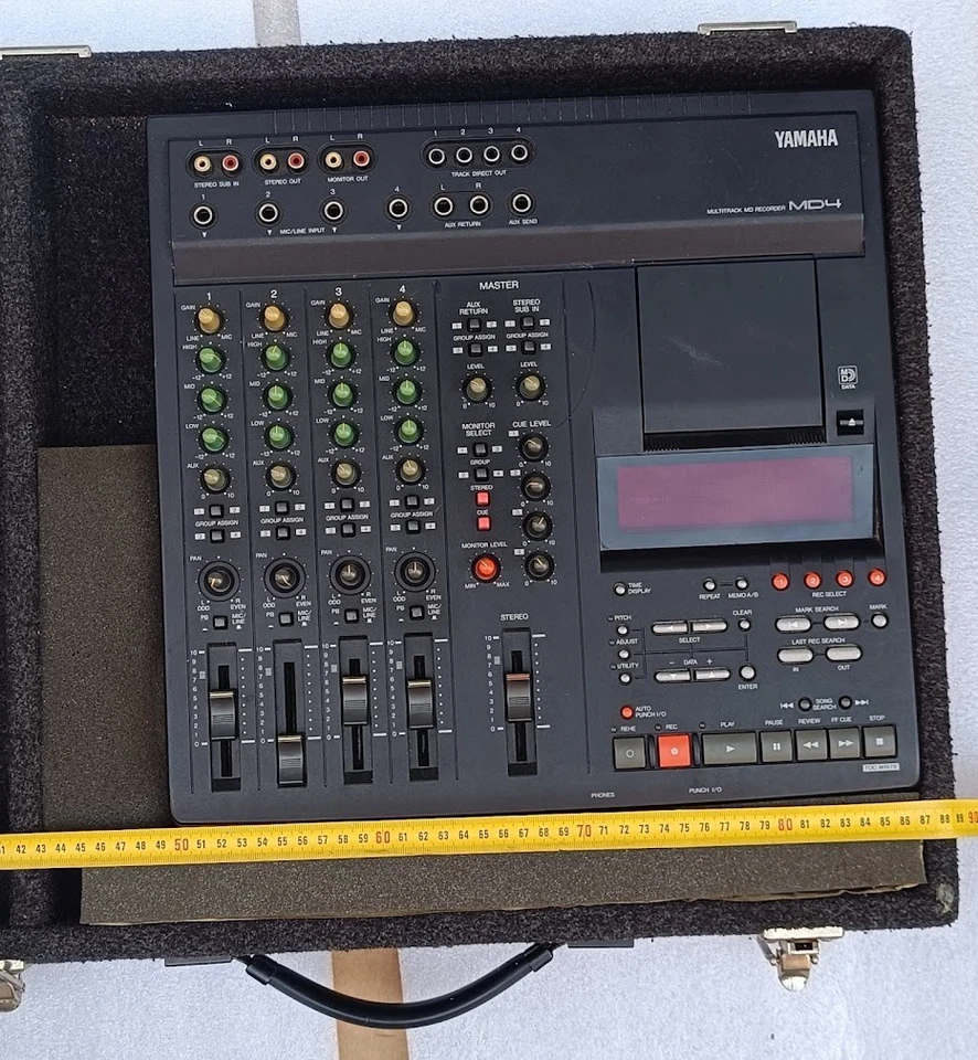 YAMAHA MD4 multitrack MD recorder REGISTRATORE MD A 4 TRACCE usato, funzionante - Immagine 4 di 4