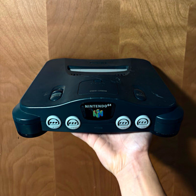 Nintendo 64 Console Black NUS-001(USA) NTSC-U/C