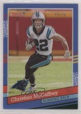 2021 Panini Clearly Donruss Retro 1991 Green 11/25 Christian McCaffrey 08gc